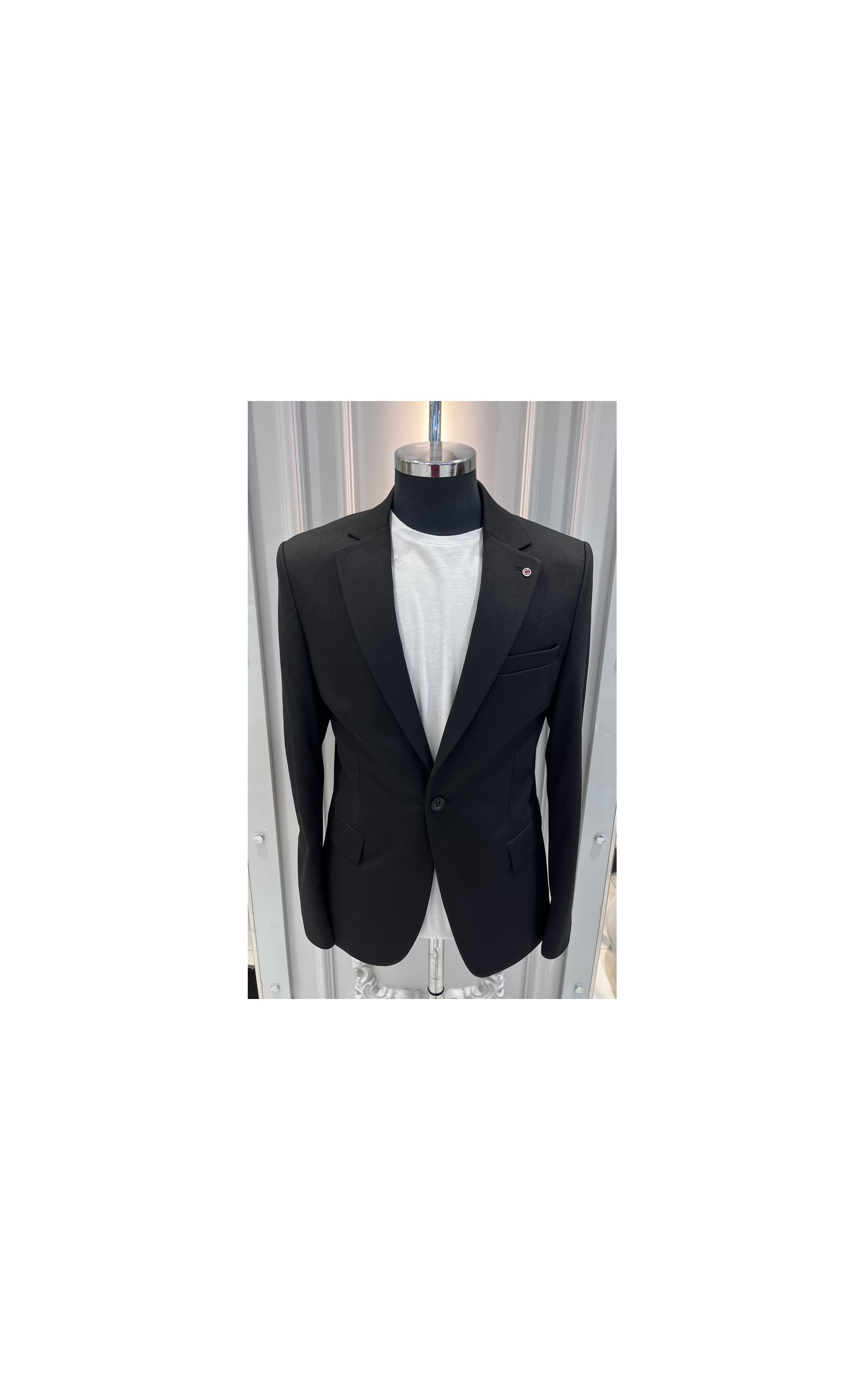 Sabri Zengin Erkek Slim Fit Blazer Ceket