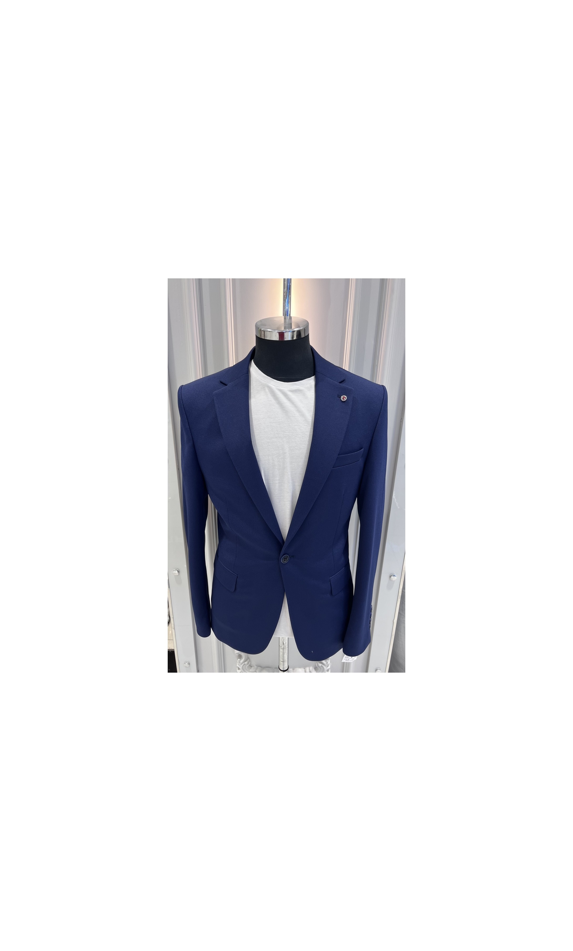 Sabri Zengin Erkek Slim Fit Blazer Ceket