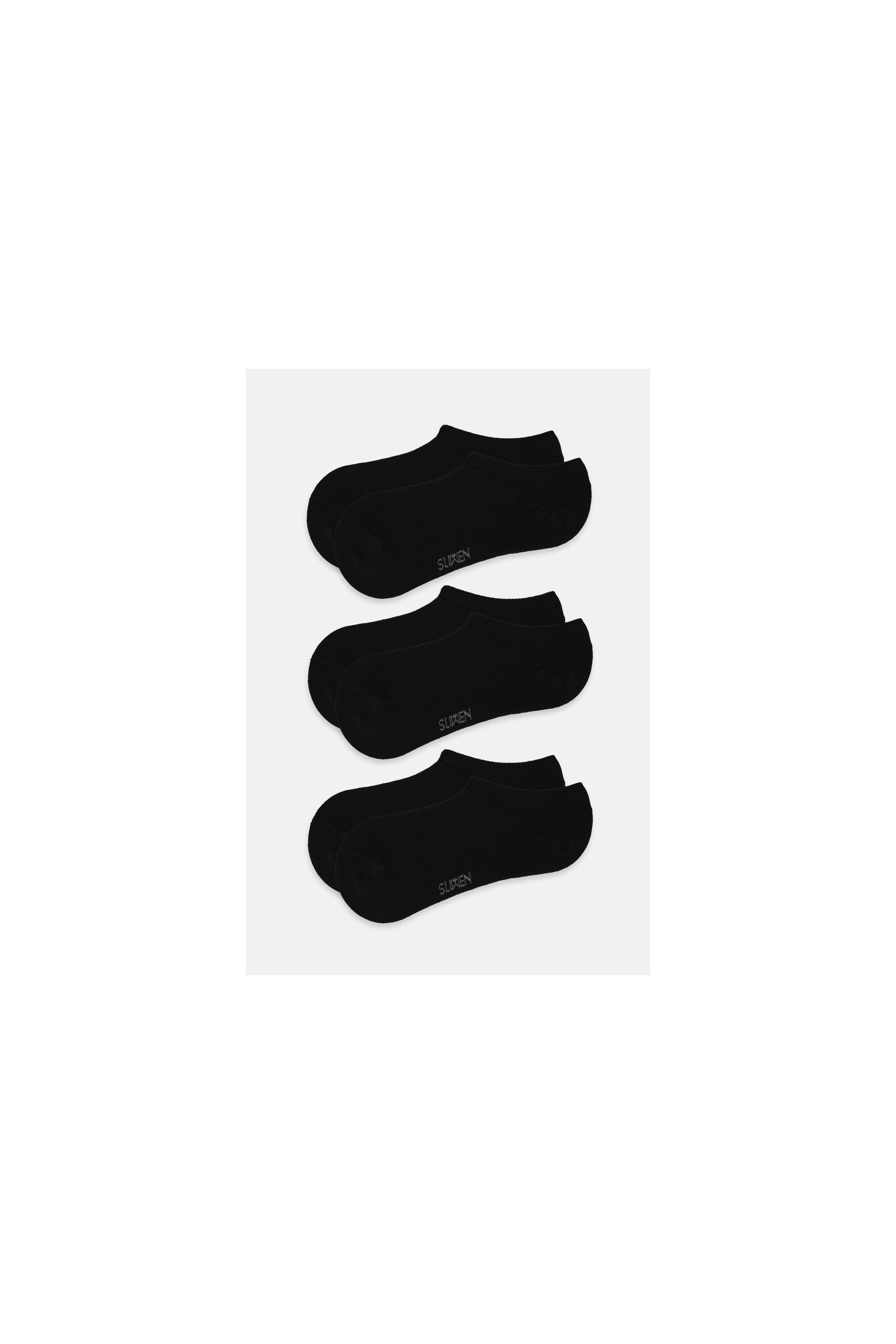 Suwen Görünmez 3 Lü Modal Sneaker Çorap