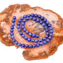Taş Sandığı Lapis Lazuli Taşı Dizi - 6 mm