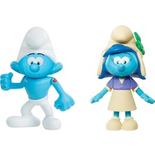 Şirinler Kayıp Köy Güçlü Şirin & Smurfstorm Figür Set