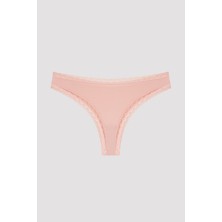 Penti Pembe Easy Micro Lace Brazilian Külot