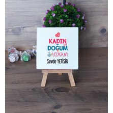 Hedizu Kişiye Özel Kadın Doğum Uzmanı Dekoratif Taş Baskı Kadın Doğum Uzmanına Tıp Bayramı Hediyesi