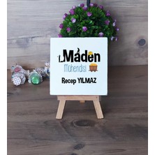 Hedizu Kişiye Özel Maden Mühendisi Dekoratif Taş Baskı Maden Mühendisine Mühendisler Günü Hediyesi