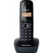 Panasonic Kx-Tg 1611 Dect Kablosuz Telsiz Telefon Siyah Renkli Ekran Yok 6 Adet Ahize Arttırımı