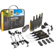 Motorola T82 Extreme Quadpack 4 Adet Pmr Telsiz Resmi Ithalatçı Garantili Kulaklık Hediyeli