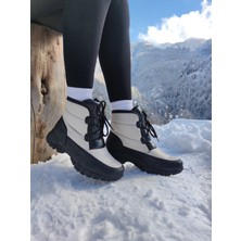 Çiğdem Kundura Unisex Kar Botu 37 Numara Kauçuk Taban ile Konforlu Yürüyüş