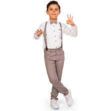 Mnk Baby & Kids Oxford Gömlek Uzun Pantolon Erkek Çocuk Takımı