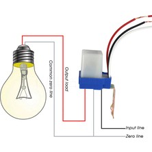 Bettyabecky Ayak Koltuk Dc Ac Otomatik Otomatik Açma Kapama 12V 24V 110V 220V 50-60Hz 10A Sensör Anahtarı Fotoselli Sokak Işık Anahtarı Kontrol Fotoswitch (Yurt Dışından)