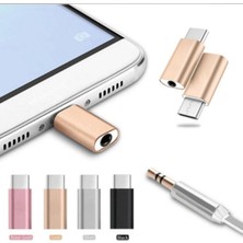 Bettyabecky Metal Tip C 3.5mm Jak Adaptörü-Kulaklık Ses Dönüştürücü Redmi Huawei Xiaomi Akıllı Telefon Dönüştürücü Kulaklık Aux Adaptörleri (Yurt Dışından)