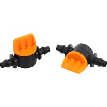 Bettyabecky 4/7mm Hortumlu Mini Vana Sulama Suyu Akış Kontrolü 10 Adet (Yurt Dışından)