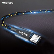 Bettyabecky Mikro USB Kablosu Hızlı Şarj Kabloları Samsung Xiaomi Android Akıllı Telefon Telefon Şarj Cihazı Veri Microusb Kablosu 1 M 2 M 3 M Tel Kablosu (Yurt Dışından)