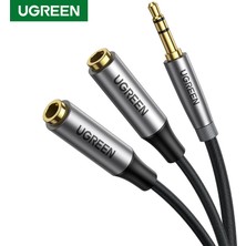 Bettyabecky Ugreen Kulaklık Splitter Kablosu 3.5mm Y Ses Jakı Splitter Uzatma Aux Kablosu 3.5mm Erkek 2 Port 3.5 mm Dişi Aux Adaptörü (Yurt Dışından)