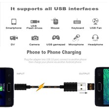 Bettyabecky Usb-C Android Otg Adaptör Tip C Dönüştürücü Erkek - Dişi Adaptör (Yurt Dışından)