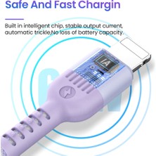 Bettyabecky 2.4A USB Şarj Kablosu iPhone 14 13 12 11 Pro Max Xs 6s 7 8 Artı Kökenli Cep Telefonu Kablosu Şarj Kablosu Veri Kablosu 1.2/2m (Yurt Dışından)