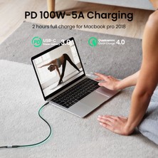 Bettyabecky Ugreen USB Uzatma Kablosu 10 Gbps USB C - USB C Genişletici Kablosu 1 M Xiaomi Huawei Samsung Macbook Air Nintendo Anahtarı USB C 3.1 Uzatma Kablosu (Yurt Dışından)