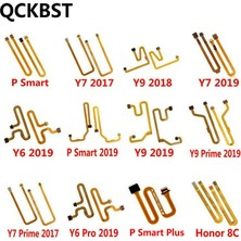 Bettyabecky Parmak Izi Sensörü Tarayıcı Dokunmatik Kimlik Bağlantı Ev Düğmesi Flex Kablo Için Huawei Y6 Y7 Başbakan Pro 2017 Y9 2018 P Akıllı Artı 2019 8c (Yurt Dışından)