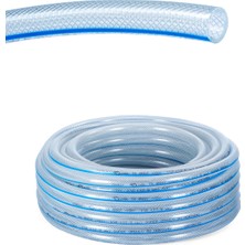 Çelik Süper Mavi Pvc Şeffaf Örgülü 5/8 (16 Mm) 100 Metre