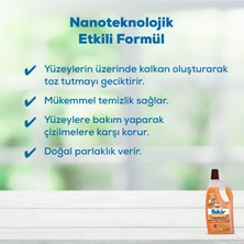 Fakir Parkett Nano Teknolojili Ahşap Temizleyici 1000ml x 4 Adet