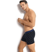 Jiber Erkek 3'lü Likralı Renkli Boxer 284