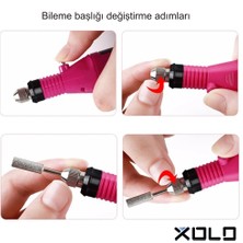 Xolo Elektrikli Manikür Pedikür Seti Cihazı ve Uç Seti 44 Parça