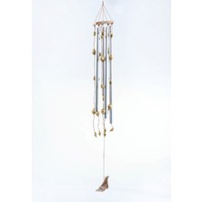 Hediye Sandalı Kuşlu Boncuklu Metalli Deprem - Rüzgar Çanı