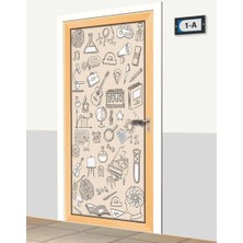 Sınıf Sepeti Kapı Giydirme - Farklı Desenler - K734
