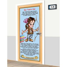 Sınıf Sepeti Kapı Giydirme - Çizgi Tarih - Tomris - K603