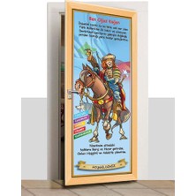 Sınıf Sepeti Kapı Giydirme - Çizgi Tarih - Oğuz Kağan - K623