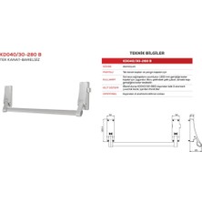 Kale Kilit Panikbar Kilit -KD040/30/280