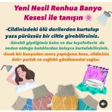 Zeyno Çeyiz Zeynoçeyiz Renhua Mikro Fiber Banyo Kesesi 2 Adet Içi Lif / Dışı Kese Çift Taraflı