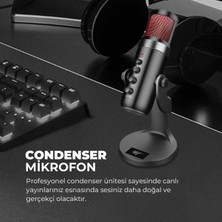 Havit Gamenote GK59 Rgb Gaming Profesyonel Oyuncu Yayıncı Condenser Mikrofon