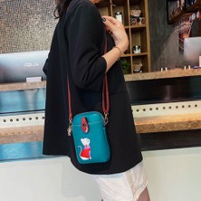 Peace Kadın Omuz Çantası Crossbody Çanta Mini Cep Telefonu Çantası (Yurt Dışından)