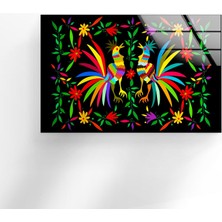 Myphotostation Meksikan Etnik Cam Duvar Tablosu