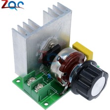 inibolan Sıcak Ac 220V 4000W Ayarlanabilir Motor Hız Kontrol Cihazı Elektronik Volt Voltaj Regülatörü Scr Dimmer Modülü (Yurt Dışından)