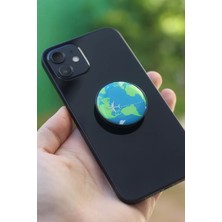 Excarpin Dünya Telefon Tutucu Pop Socket Rahat Kullanım Parmak Tutucu