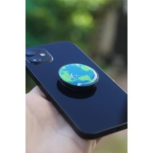 Excarpin Dünya Telefon Tutucu Pop Socket Rahat Kullanım Parmak Tutucu