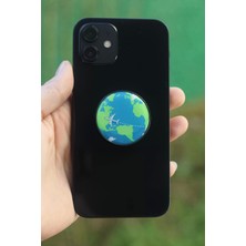 Excarpin Dünya Telefon Tutucu Pop Socket Rahat Kullanım Parmak Tutucu