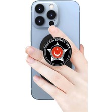 Excarpin Özel Güvenlik Telefon Tutucu Pop Socket Rahat Kullanım Parmak Tutucu