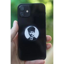 Excarpin Atatürk Silüet Telefon Tutucu Pop Socket Rahat Kullanım Parmak Tutucu