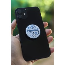 Excarpin Paramedic (Sağlık Görevlisi) Telefon Tutucu Pop Socket Rahat Kullanım Parmak Tutucu