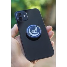 Excarpin Hilal ve Bozkurt Telefon Tutucu Pop Socket Rahat Kullanım Parmak Tutucu