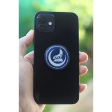 Excarpin Hilal ve Bozkurt Telefon Tutucu Pop Socket Rahat Kullanım Parmak Tutucu