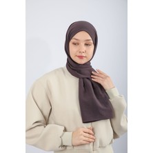 Hijabchi Pamuk Kraş Şal - Acı Kahve