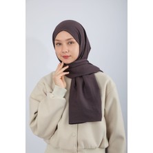 Hijabchi Pamuk Kraş Şal - Acı Kahve