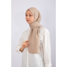 Hijabchi Pamuk Kraş Şal - Bej