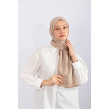 Hijabchi Pamuk Kraş Şal - Bej