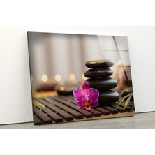 Myphotostation Zen Spa Taşları Temperli Cam Duvar Tablosu