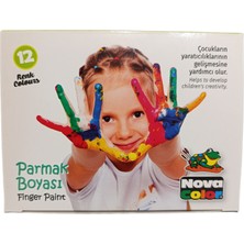 Nova Color 12 Renk Parmak Boyası