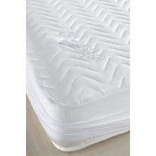 Bebesi Fitted Kapitoneli 160X200 cm Çift Kişilik Yatak Koruyucu Çarşaf